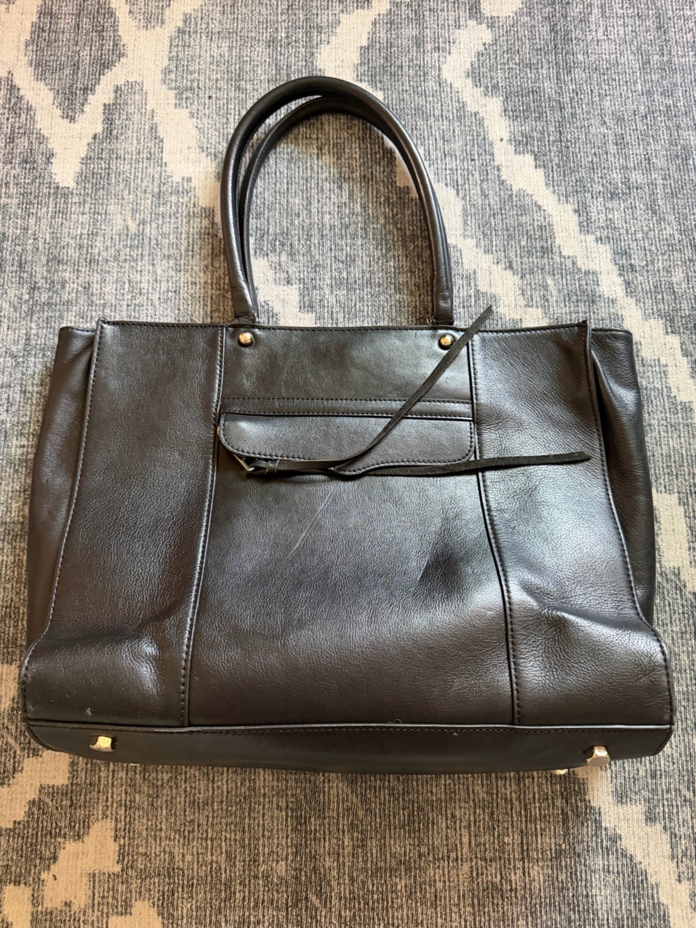 Rebecca Minkoff leather tote/laptop bag